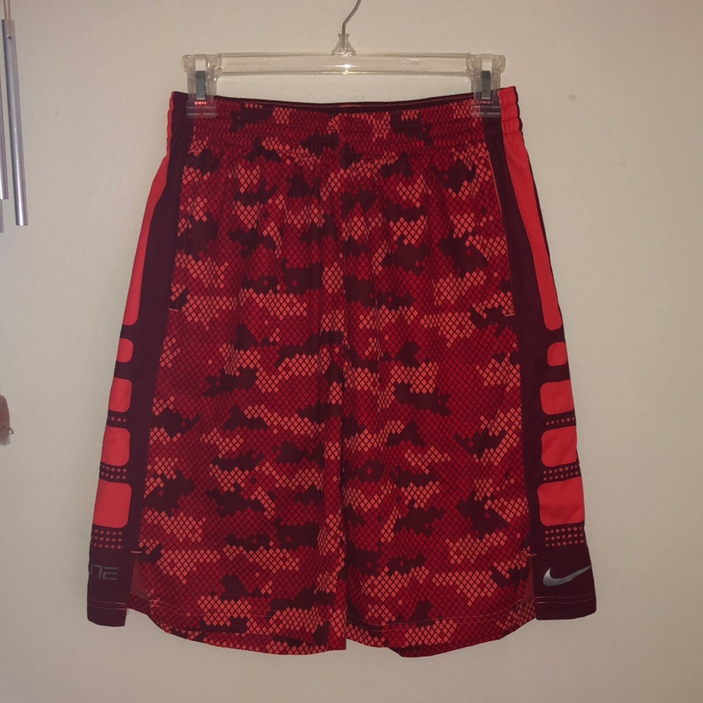 Nike Orange Boys Basketball Shorts